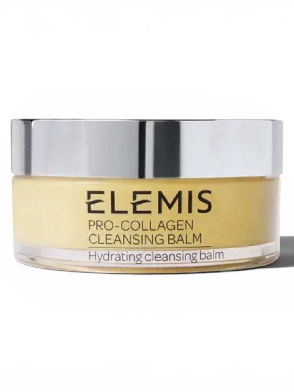 ELEMIS Yellow Pro-Collagen Cleansing Balm in Clear Jar with White Lid